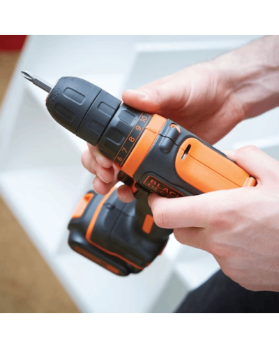 Drel-Şurup bağlayan Black&Decker BDCDD12B-QW SET (2X1.5)
