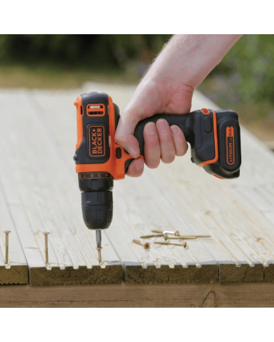 Drel-Şurup bağlayan Black&Decker BDCDD12B-QW SET (2X1.5)