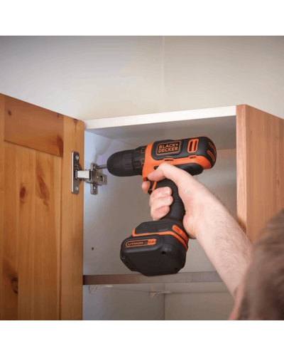Drel-Şurup bağlayan Black&Decker BDCDD12B-QW SET (2X1.5)