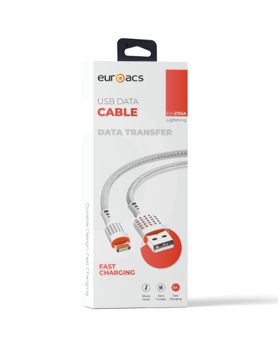 Euroacs cable USB to Lightning White / EU-Z115A
