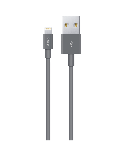 TTEC Lightning USB Charge/Data Cable Gray 2DK7508GR