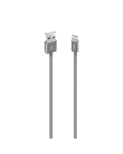 TTEC Lightning USB Charge/Data Cable Gray 2DK7508GR