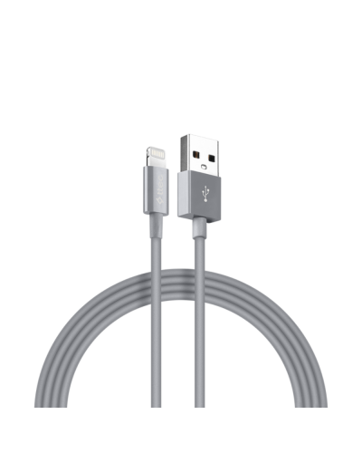 TTEC Lightning USB Charge/Data Cable Gray 2DK7508GR