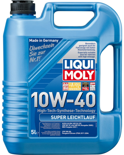 Mühərrik yağı Liqui Moly Super Leichtlauf 10W-40  (1301/1929)