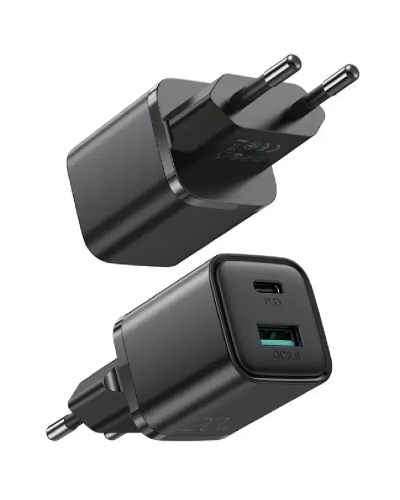 Joyroom 20W Dual Port Charger Black / L-QP207