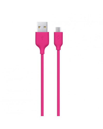 Ttec microUSB Charge/Data Cable Pink / 2DK7530P