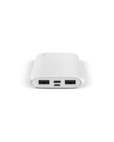 Ttec Powerbank Powerslim Duo 10000 mAh White / 2BB163B
