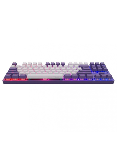 Klaviatura Dark Project One KD87A ENG/ RU Violet/ White/  G3MS Sapphire / DPO-KD-87A-400300-GMT