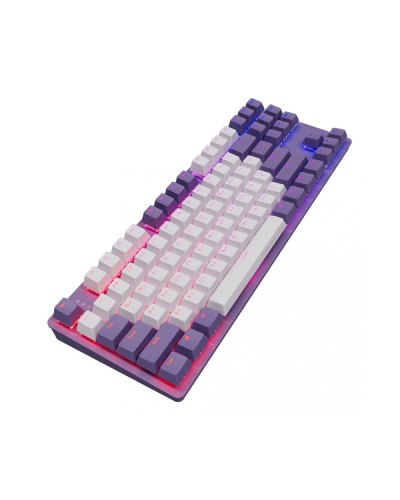 Klaviatura Dark Project One KD87A ENG/ RU Violet/ White/  G3MS Sapphire / DPO-KD-87A-400300-GMT