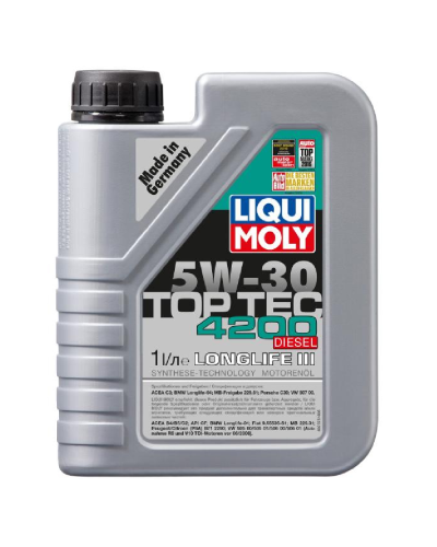 Mühərrik yağı Liqui Moly  Top Tec 4200  5W-30 Diesel (2375)