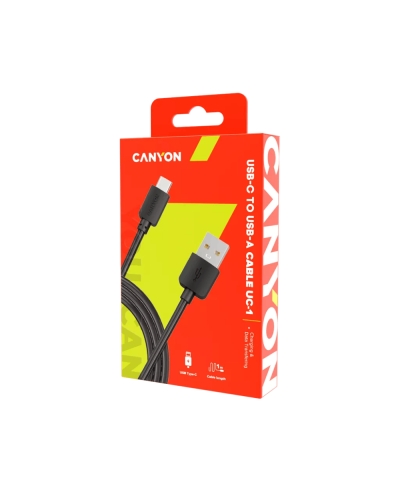 Canyon Cable USB to Type-C Black / CNE-USBC1B