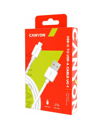 Canyon Cable USB to Type-C White / CNE-USBC1W