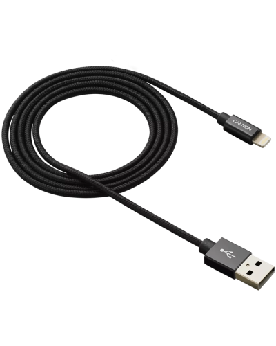Canyon Cable Usb To Lightning 1m Mfi-3 Black / CNS-MFIC3B