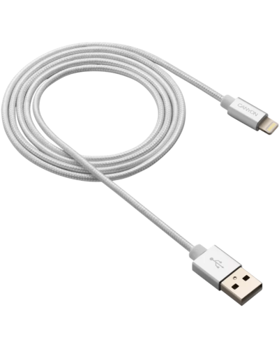 Canyon Cable Usb To Lightning 1m Mfi-3 Pearl White / CNS-MFIC3PW