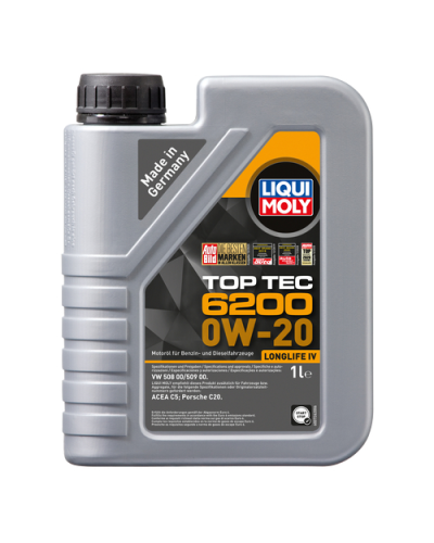 Mühərrik yağı Liqui Moly Top Tec 6200 0W-20 (20787)