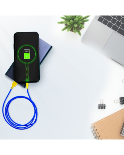 Cable Celius USB to Type-C Yellow / Blue / GP-UCN001C