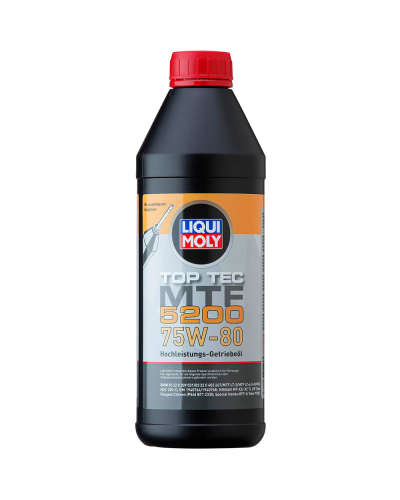 Sürətlər qutusu üçün yağ Liqui Moly Top Tec MTF 5200 75W-80 20845 1 lt
