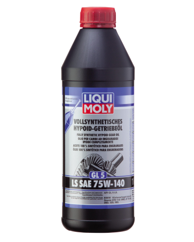 Sürətlər qutusu üçün yağ Liqui Moly Vollsynthetisches Hypoid-Getriebeöl GL5 LS SAE 75W-140 4421 1 lt