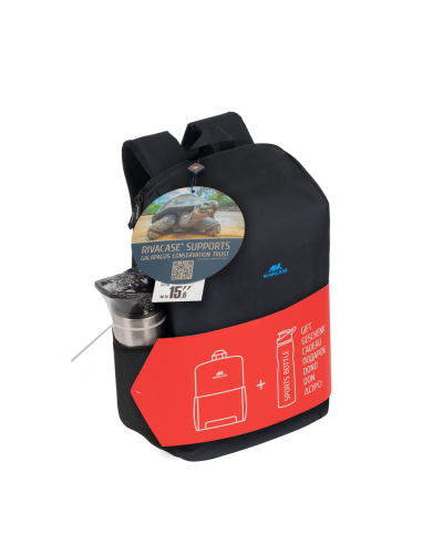 Bel çantası Rivacase 8068 Black 15.6” + Bottle