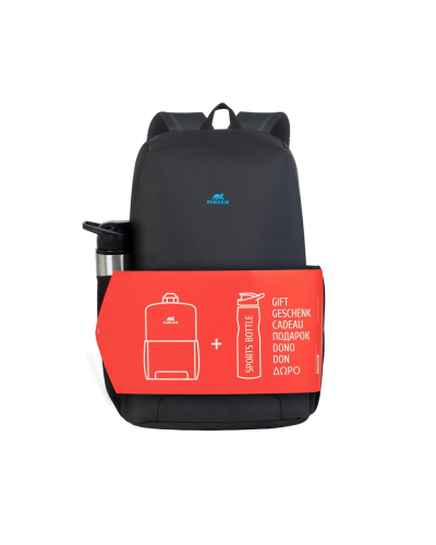 Bel çantası Rivacase 8068 Black 15.6” + Bottle