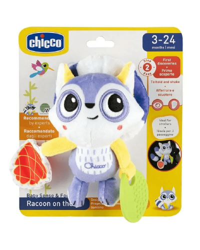 Chicco uşaq arabası üçün asma oyuncaq yenot / 00011563000000
