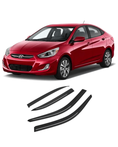 Şüşə üçün qoruyucu deflektor Hyundai Accent 2011-2017