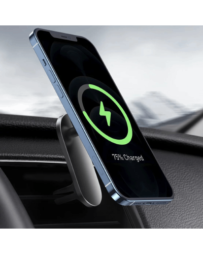 Big Car Mount Wireless Charger Black / WXJN-01