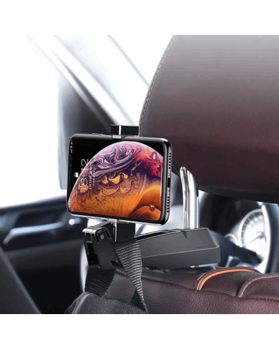 Baseus Backseat Phone Holder Black / SUHZ-A01
