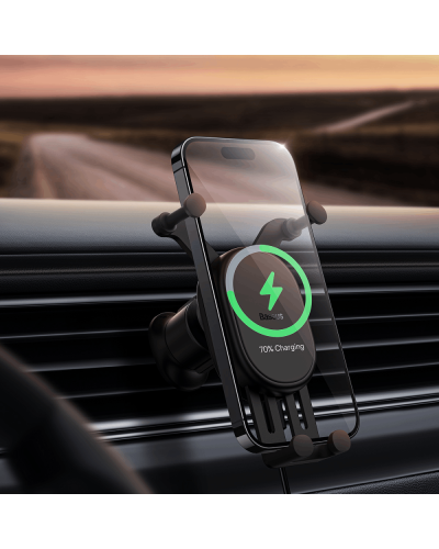 Baseus Gravity Wireless Car Charger 15W Black / SUWX030001
