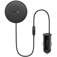 Baseus CW01 Magnetic Wireless Car Charger 40W (15W + USB-A 25W) Black / SUCX040001