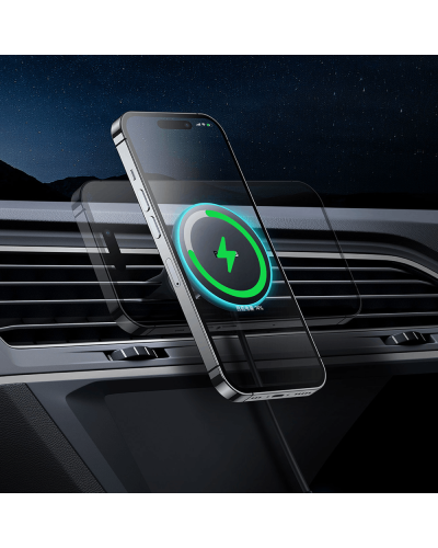 Baseus CW01 Magnetic Wireless Car Charger 40W (15W + Tpye-C 25W) Black / C40141000111-00