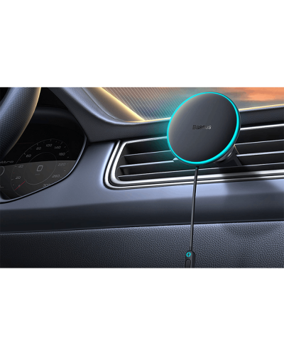 Baseus CW01 Magnetic Wireless Car Charger 40W (15W + Tpye-C 25W) Black / C40141000111-00