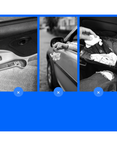 Baseus Car-Mounted Trash Can / CRLJT-01