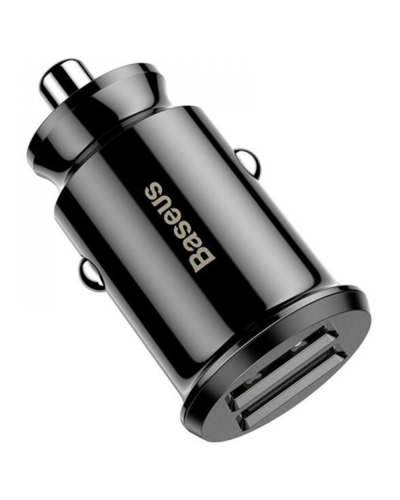 Baseus Grain Car Charger Black / CCALL-ML01