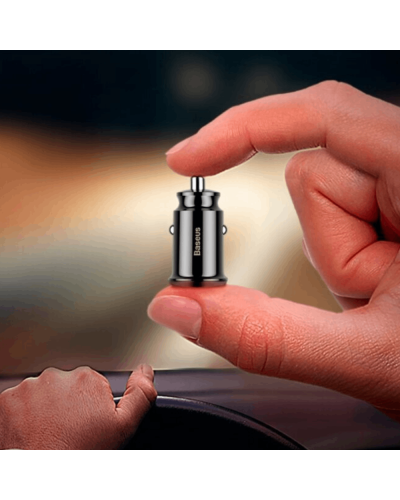 Baseus Grain Car Charger Black / CCALL-ML01