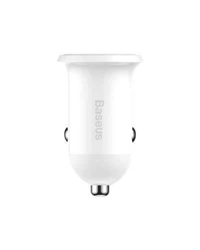 Baseus Grain Car Charger White / CCALL-ML02