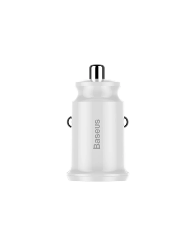 Baseus Grain Car Charger White / CCALL-ML02