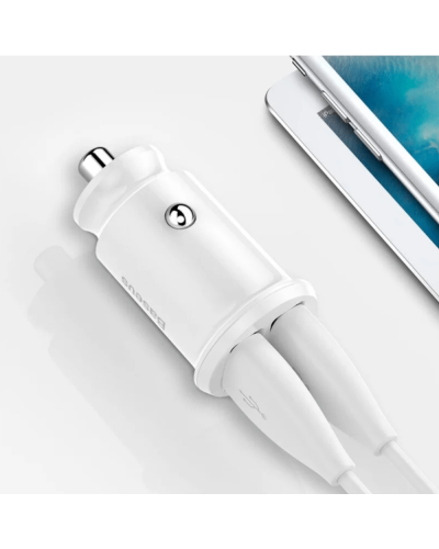 Baseus Grain Car Charger White / CCALL-ML02