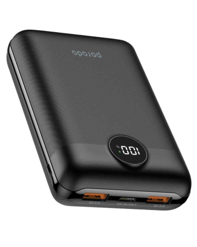 Powerbank Porodo Super Compact 20000 mAh PD 20W QC3.0 Black