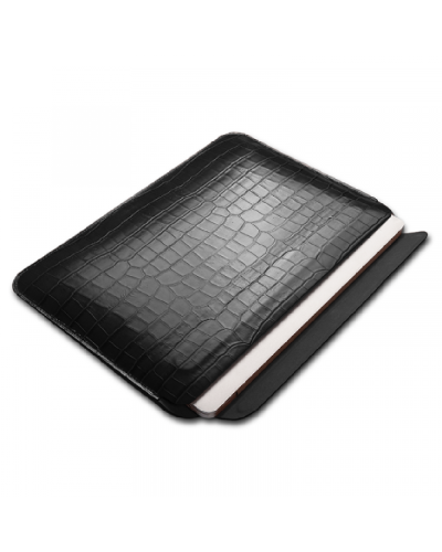 Çexol Wiwu 13.3” Skin Croco Geniunie Leather Black