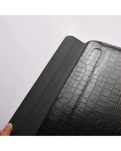 Çexol Wiwu 13.3” Skin Croco Geniunie Leather Black