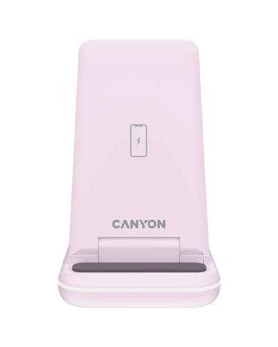 Canyon Wireless Charger 3 in 1 Pink CNS-WCS304IP