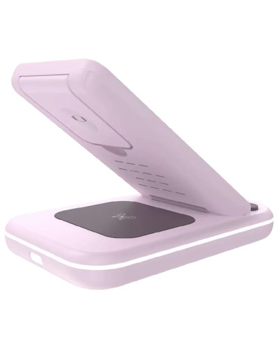 Canyon Wireless Charger 3 in 1 Pink CNS-WCS304IP