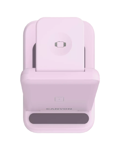 Canyon Wireless Charger 3 in 1 Pink CNS-WCS304IP