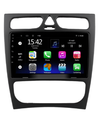 IFEE Android Car Monitor DSP & Carplay 3/32 GB for Mercedes W203 C-Class 2001-2004