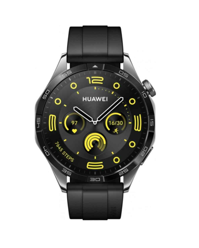 HUAWEI Watch GT 4 46MM Phoinix-B19F Black W/Black Fluoroelastomer 55020BGT