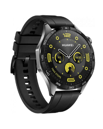 HUAWEI Watch GT 4 46MM Phoinix-B19F Black W/Black Fluoroelastomer 55020BGT