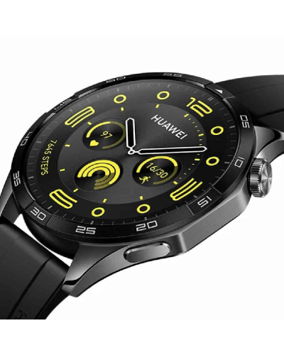 HUAWEI Watch GT 4 46MM Phoinix-B19F Black W/Black Fluoroelastomer 55020BGT