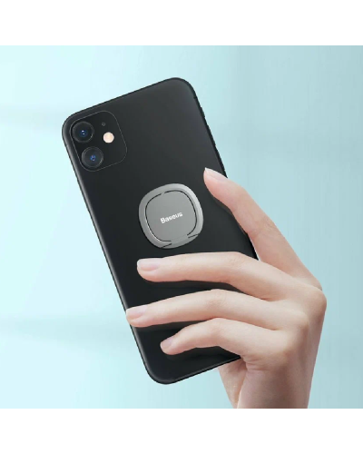 Baseus Invisible Phone Ring Holder Silver / SUYB-0S