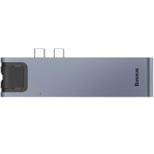 Baseus Thunderbolt C+Pro 7in1 Smart HUB Docking Station Grey / CAHUB-L0G
